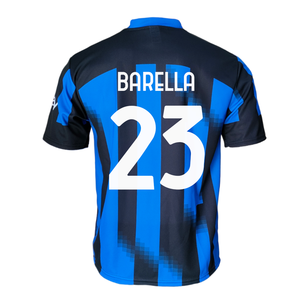 INTER MAGLIA REPLICA UFFICIALE NICOLO' BARELLA 23 HOME ADULTO