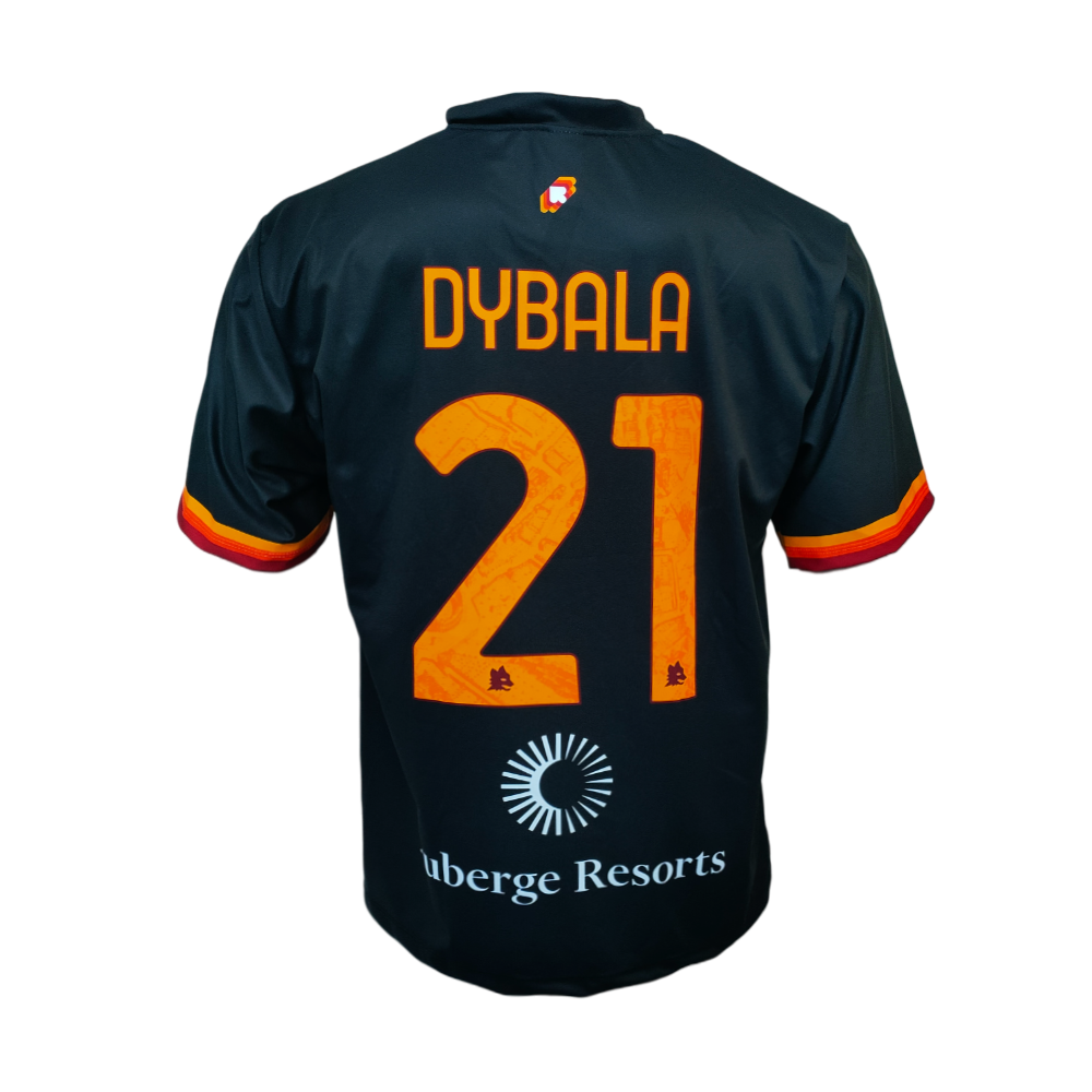 ROMA - MAGLIA REPLICA UFFICIALE THIRD RIYADH PAULO DYBALA 21 ADULTO / BAMBINO 2023/2024