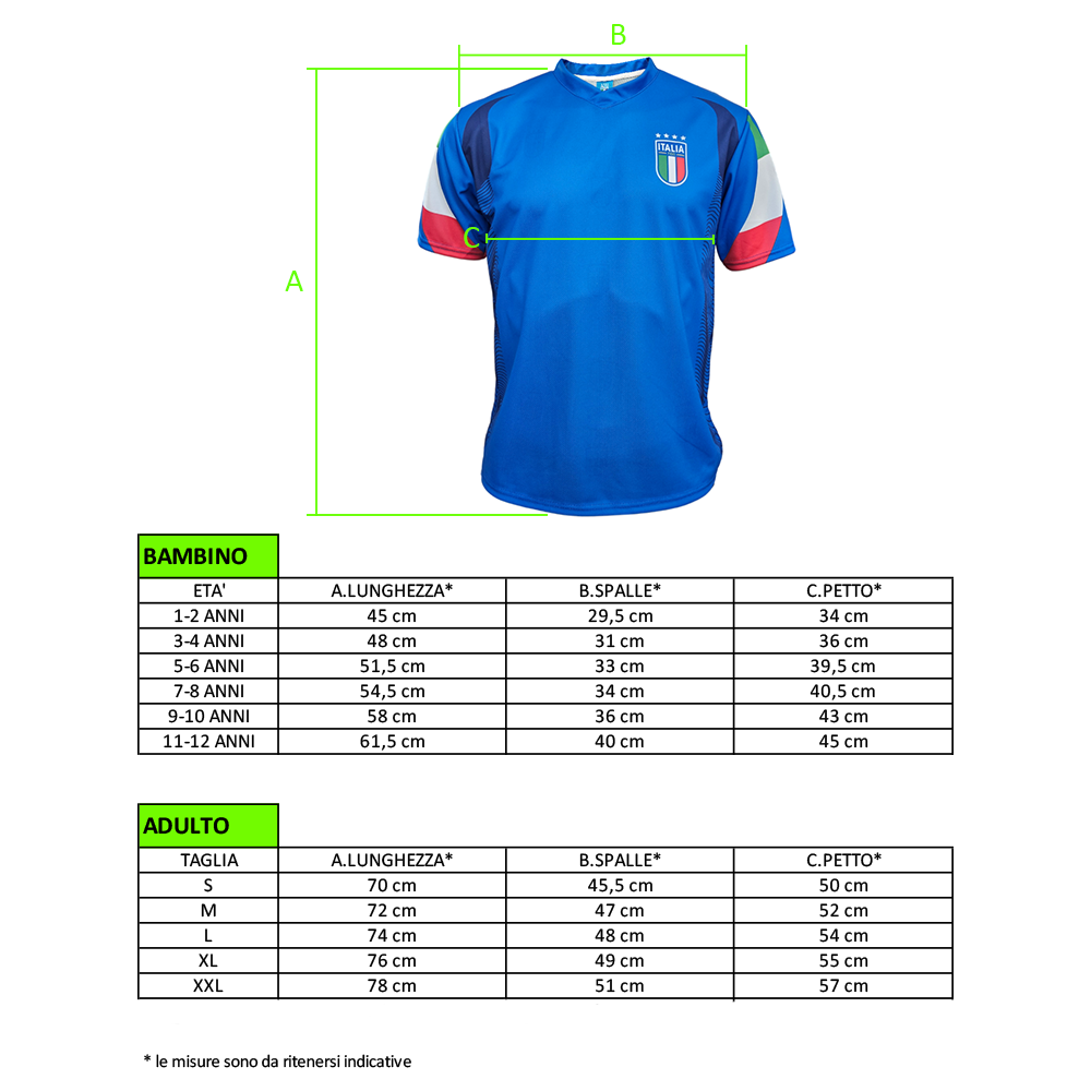 ITALIA - MAGLIA REPLICA UFFICIALE HOME ADULTO / BAMBINO 2024