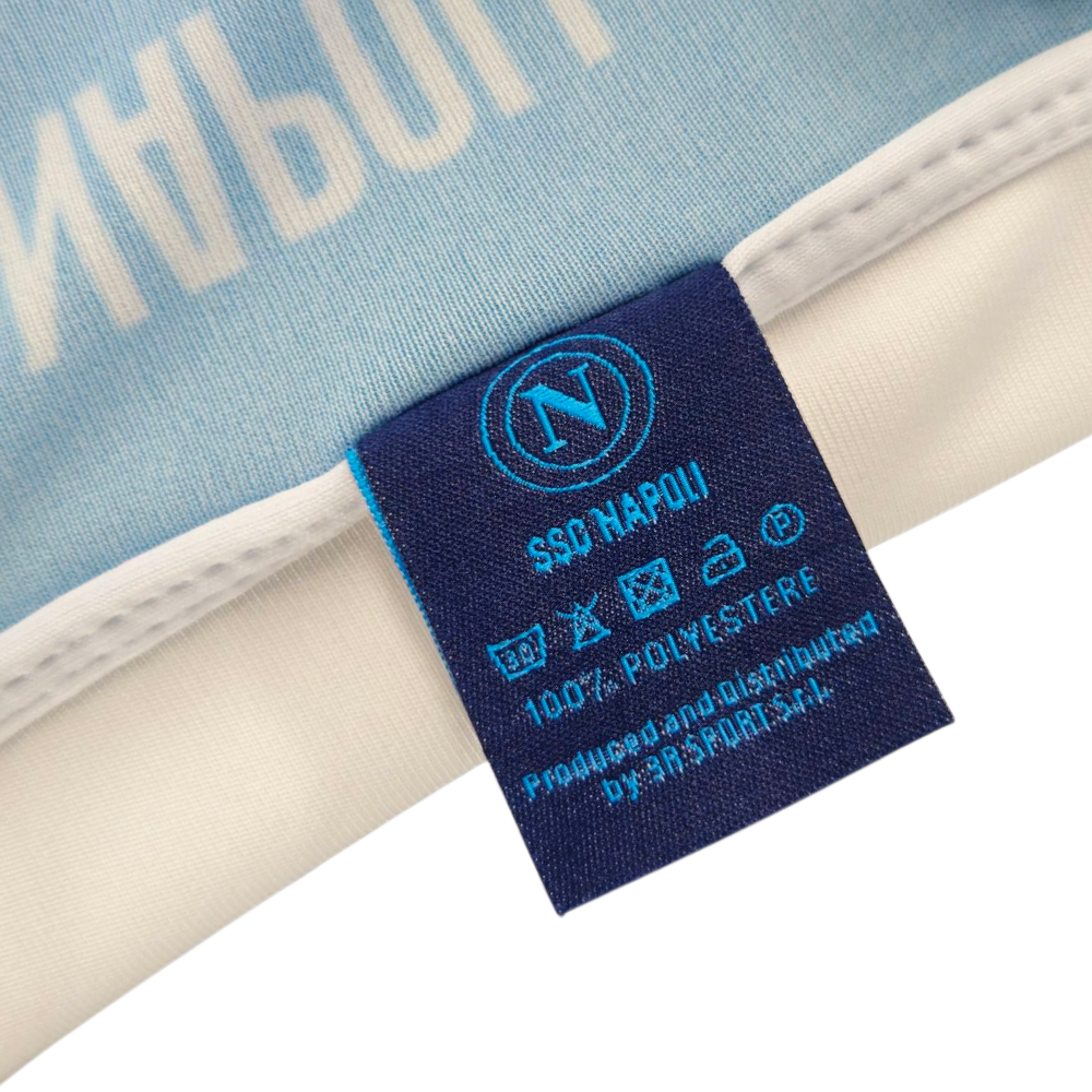 SSC NAPOLI - MAGLIA REPLICA UFFICIALE HOME MCTOMINAY - ADULTO / BAMBINO 2025/2026