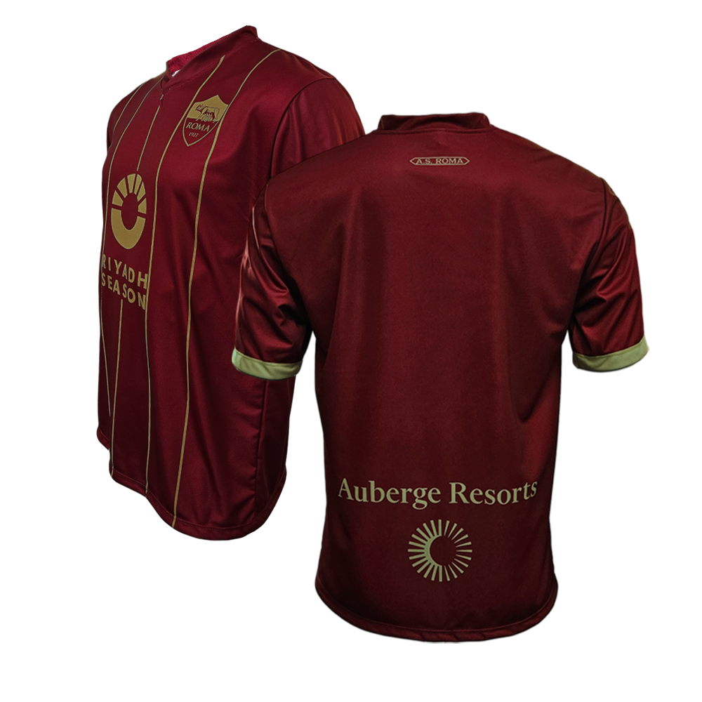 AS ROMA - MAGLIA REPLICA UFFICIALE HOME RIYADH ADULTO / BAMBINO 2024/2025