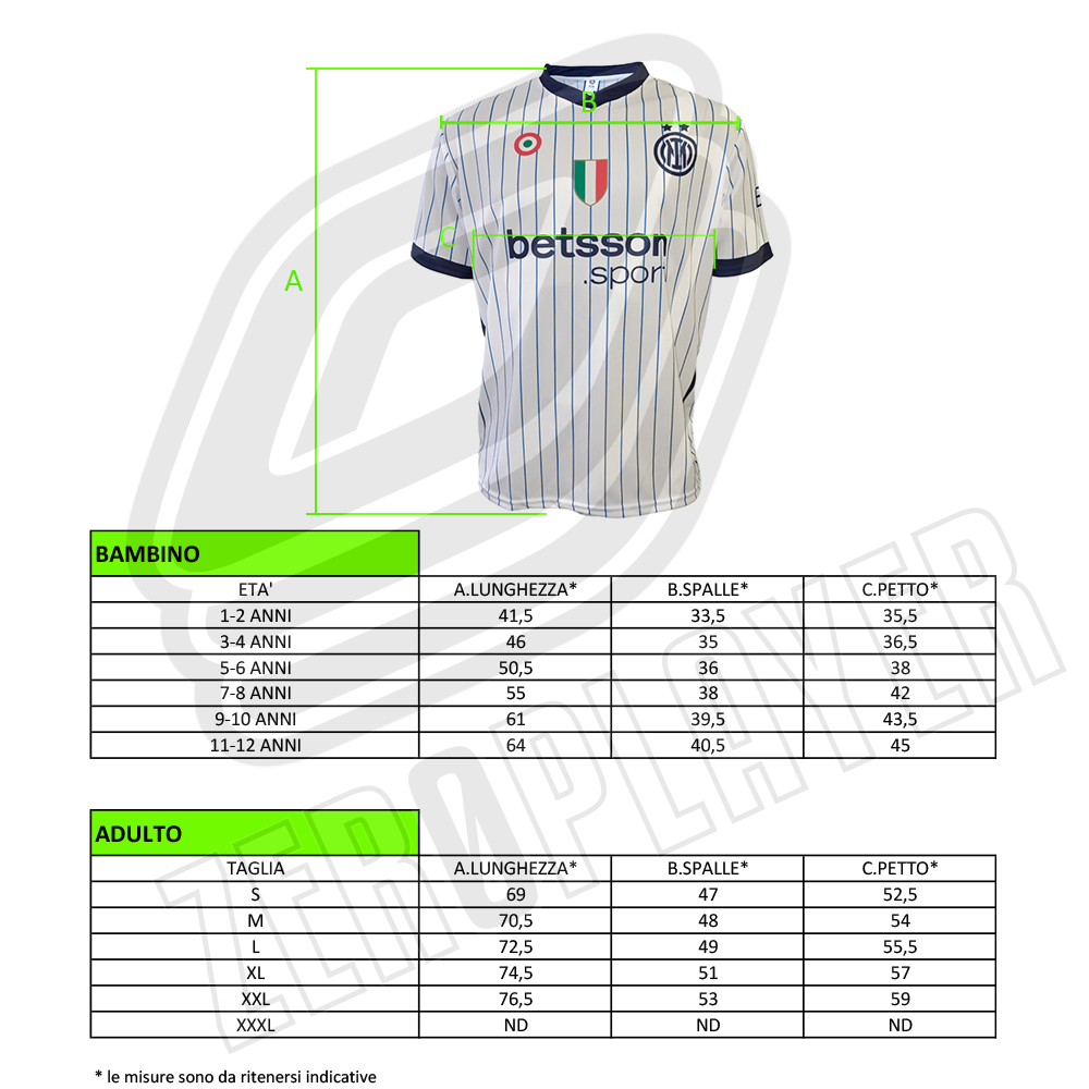 INTER - MAGLIA REPLICA UFFICIALE AWAY ADULTO / BAMBINO 2026/2027