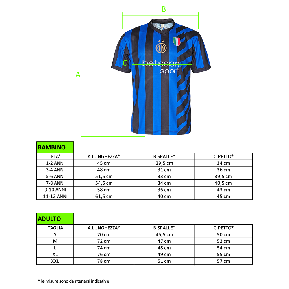 INTER - MAGLIA REPLICA UFFICIALE HOME ADULTO / BAMBINO 2024/2025 - LAUTARO MARTINEZ