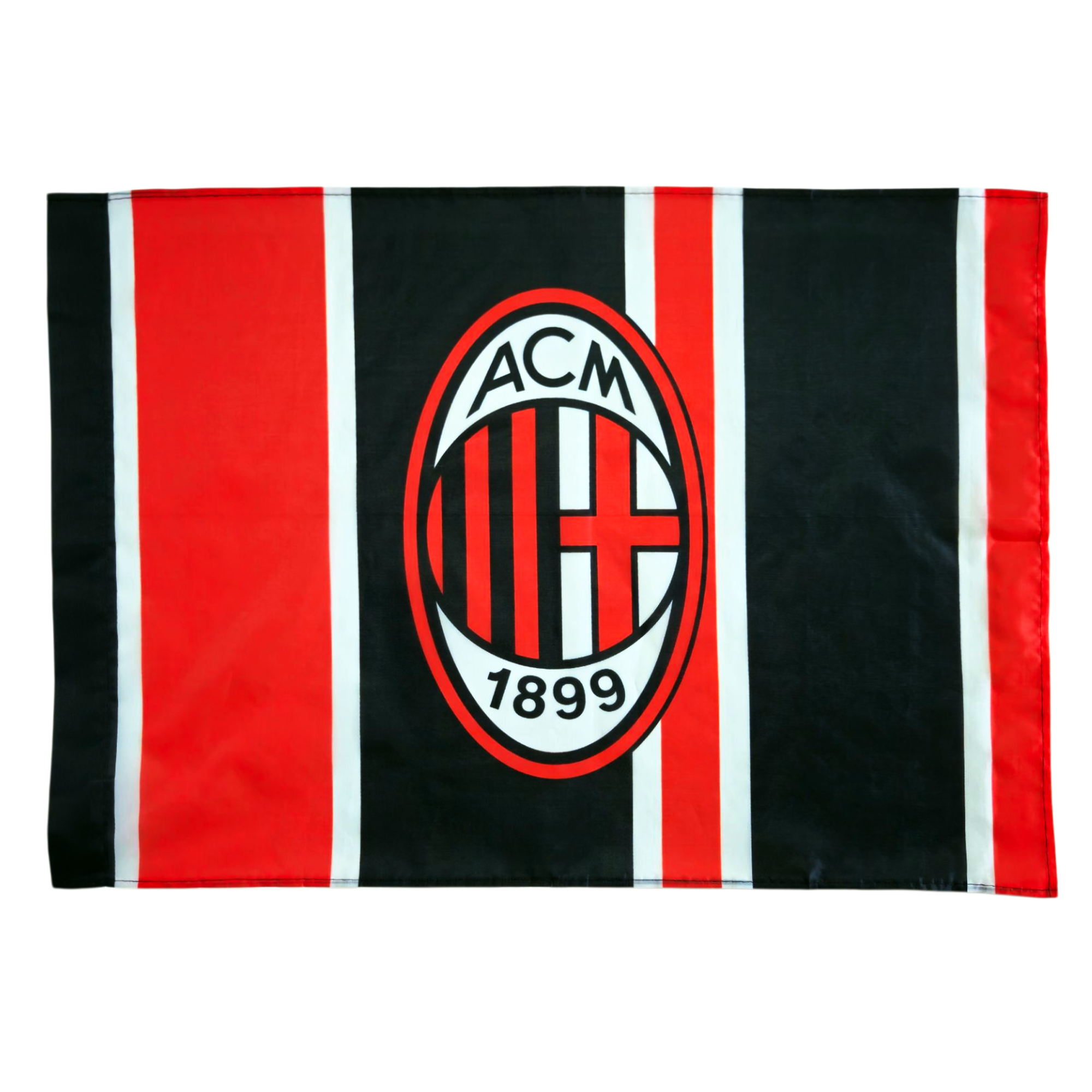 Drapeau AC Milan Officiel – Grand Format 100 X 140 Cm – Fabriqué En Italie