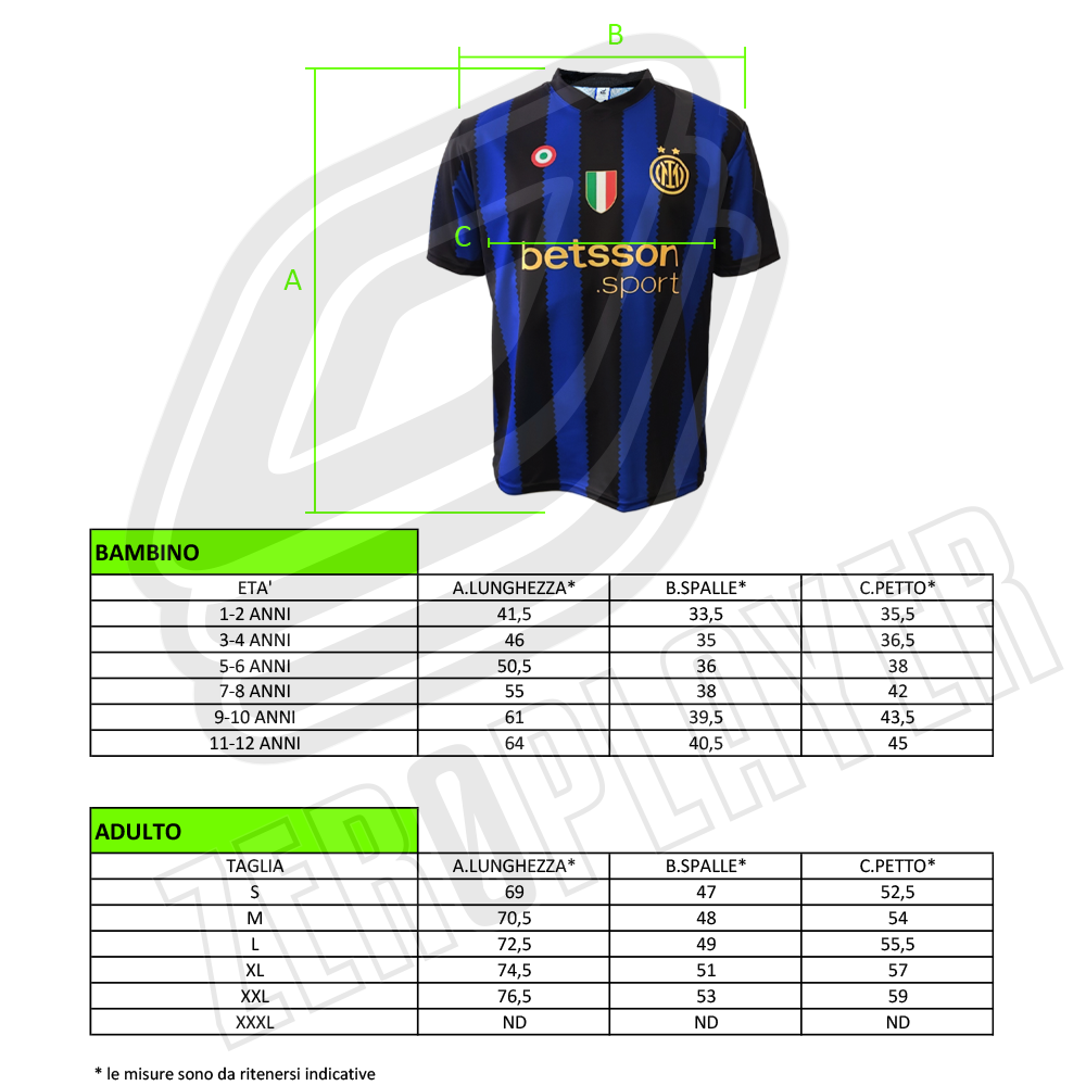 INTER - MAGLIA REPLICA UFFICIALE HOME ADULTO / BAMBINO 2026/2027