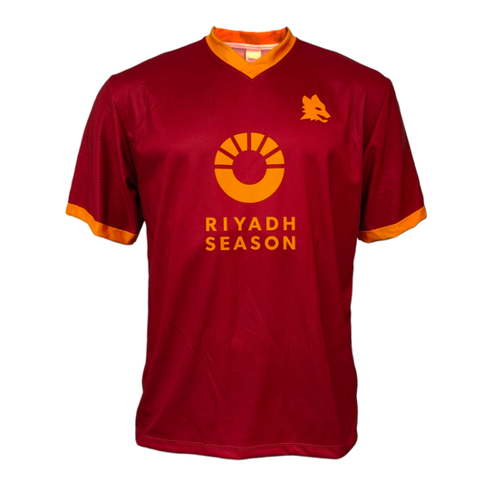 AS ROMA - MAGLIA REPLICA UFFICIALE HOME RIYADH ADULTO / BAMBINO 2023/2024