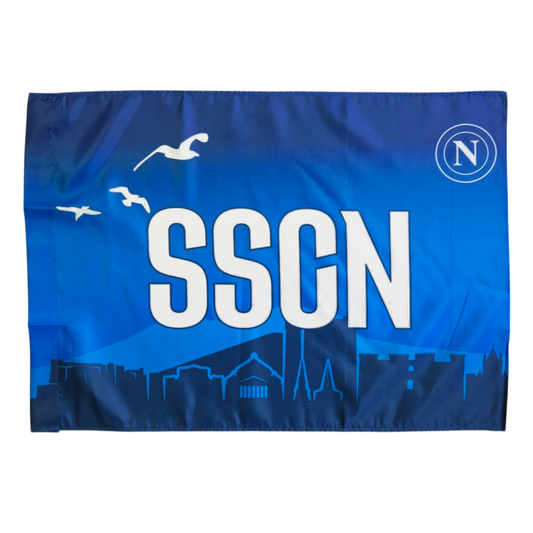 SSC NAPOLI - BANDIERA MEDIA 140X100 CM